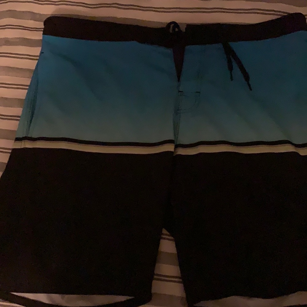 Swimming trunks for a man.